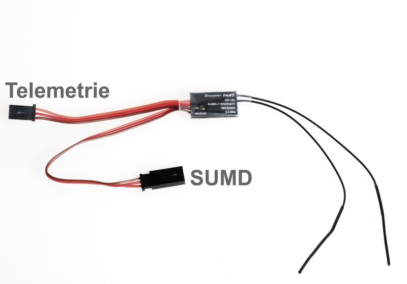 Graupner GR-12L HOTT 12-32 ch  met SUMD+ telemetrie S1051