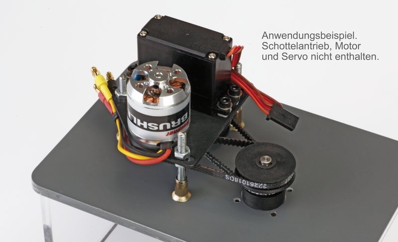 Graupner1769.11 Inbouwraam servo- motor Schottel III