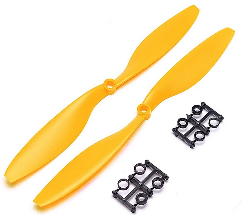 GWS 10x4,5  CW-CCW Prop Quadcopter Yellow 2 pieces