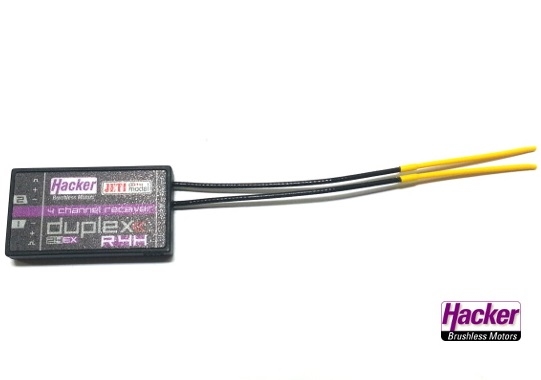 HACKER Jeti Ontvanger R4H 2,4GHz 10cm antennes