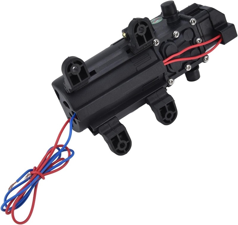 Hogedrukwaterpomp 12V DC 100W 5,5L/min, 145 psi Auto afslag.
