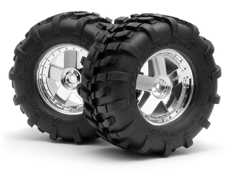 HPI GT Tyre S COMP GT5 Wheel Chrome nr. 4708