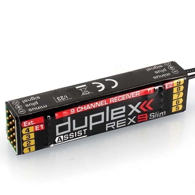 Jeti Ontvanger DUPLEX 2.4EX Empfänger REX 9 Slim ASSIST