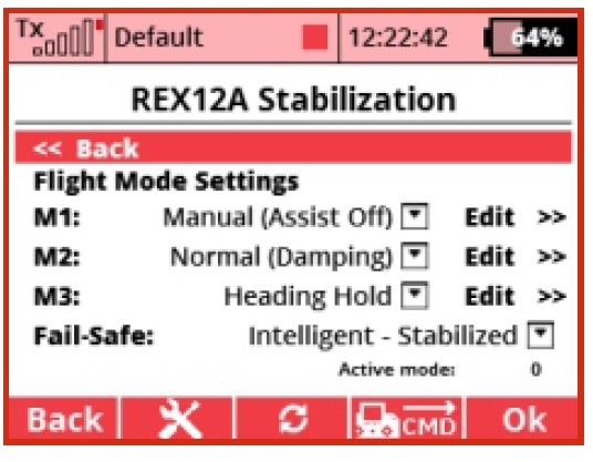 Jeti Ontvanger Duplex Duplex 2.4EX REX10 Assist, Gyro, Vario