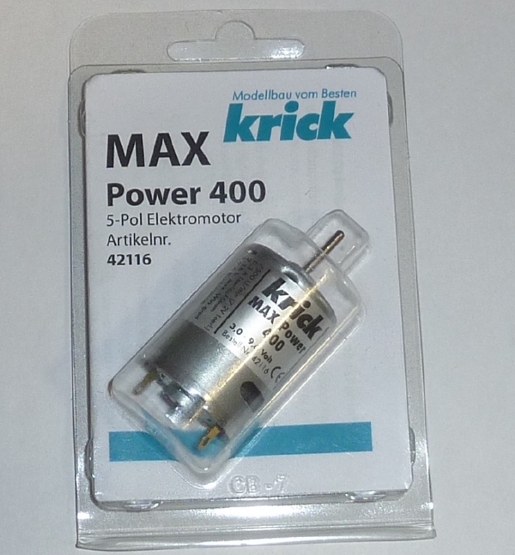 Krick 42116 MAX POWER 400 Elektromotor KRI-042116