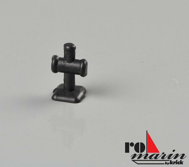 Krick ro1348 romarin Kruis Bolder 9,5mm b6 voet 4mm VK 6st.