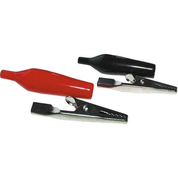 Krokodillenklem ROOD/ZWART soldeer/klem setje 632-1