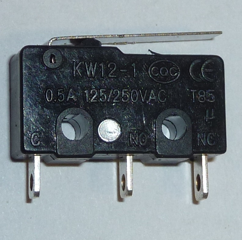 Microswitch m hevel eindschakelaar wissel 250V/0.5 A