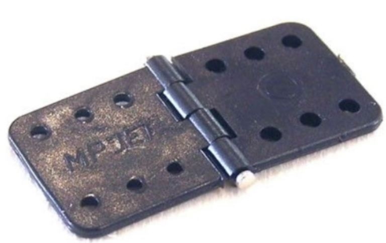 MPJET 2501B Ruderscharnier 11x28 mm 12 Stuks ZWART