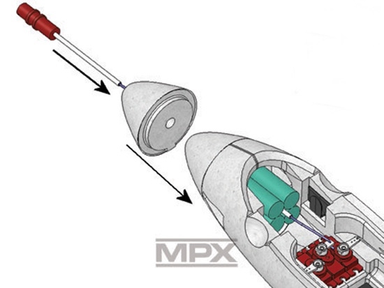 Multiplex 723470 Sleepkoppeling 10mm