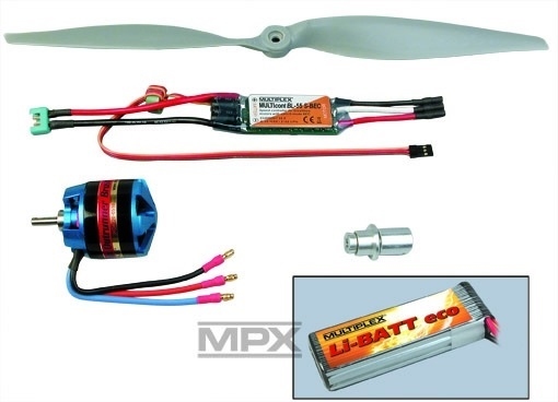 Multiplex Brushless Aandrijfset MENTOR Tuning # 333645