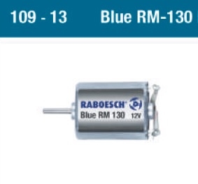 Raboesch 109-13  Bow Thruster Motor Bleu RM 130 -12V