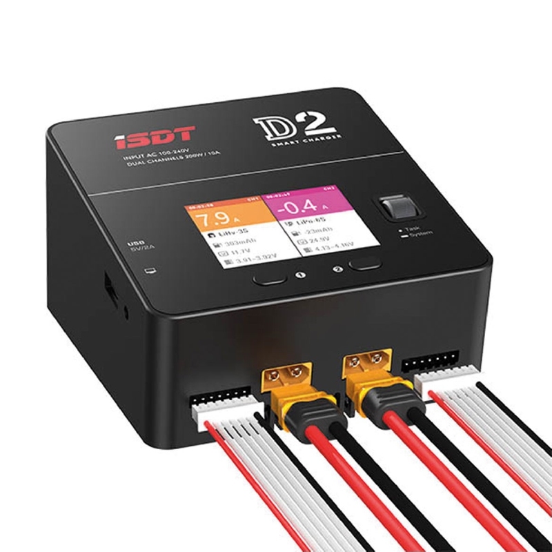Robbe ISDT D2 DUO 1-6S 200W 2x10A Dual Port , 240V