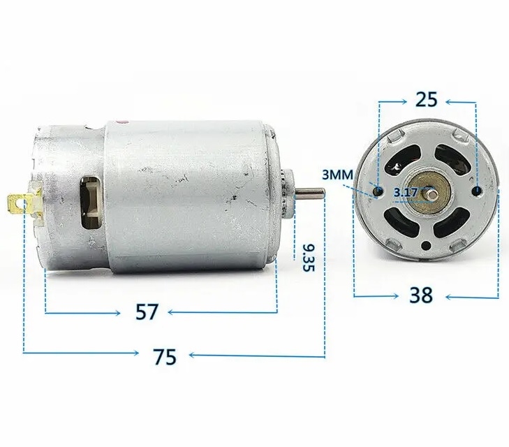 Robbe Power 600/21 Vent 6-12V  12.000RPM  4497