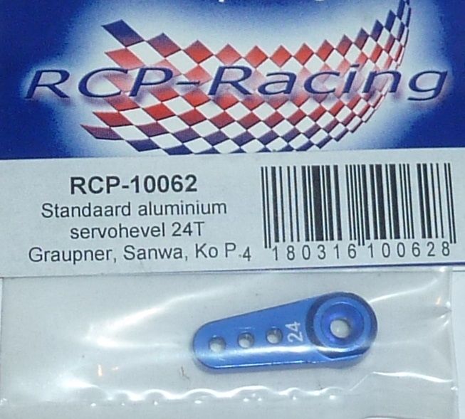 Servo arm ALU blauw HITEC 24T 26mm RCP-10062