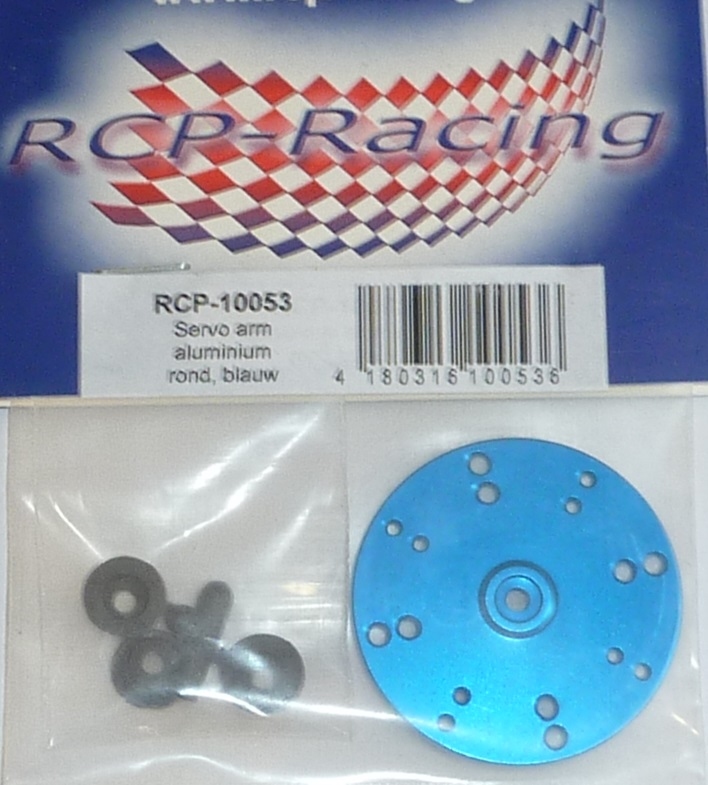 Servo Schijf Ø45mm aluminium BLAUW UNI RCP-10053
