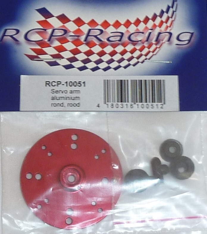 Servo Schijf Ø45mm aluminium ROOD UNI RCP-10051