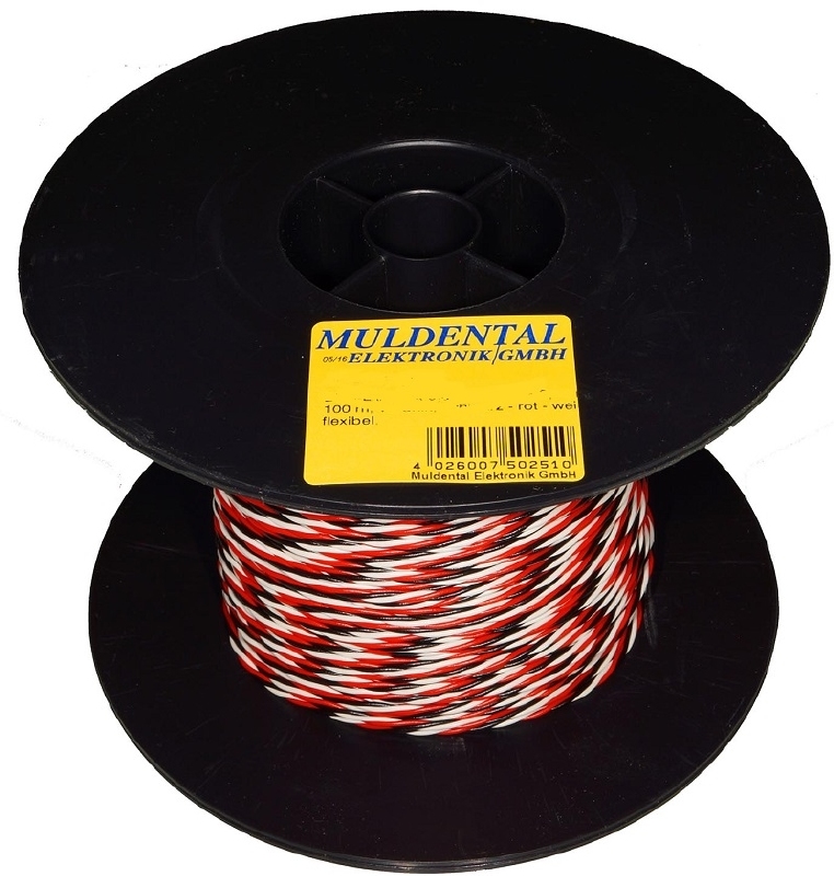 Servokabel vd rol ROBBE 3x0,14mm2  GEDRILT p/m