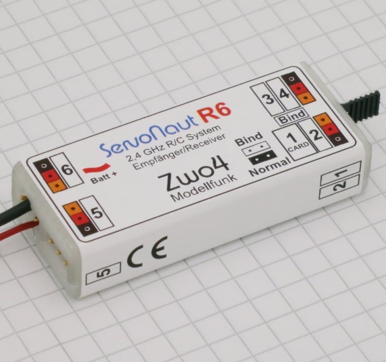 Servonaut  Zwo4 - 6-Kanaals Ontvanger nr. Zwo4R6