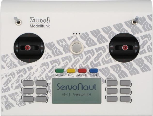 Servonaut HS12  Zwo4 Handsender met 3D sticks