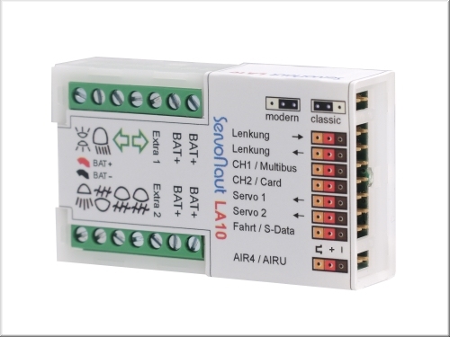 Servonaut LA10 lichtmodul 7,2-12V  10+2+2Servo uitgang AIR4