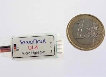 Servonaut UL4 mini lichtmodul 5-12V LEDS 4x uitgang