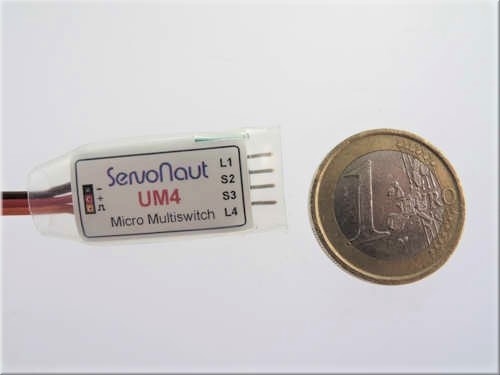 Servonaut UM4 mini lichtmodul 5-12V LEDS 4x uitgang