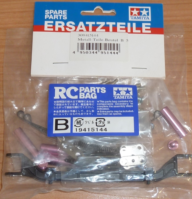 Tamiya 309415144 Metallteile-Beutel B vooras