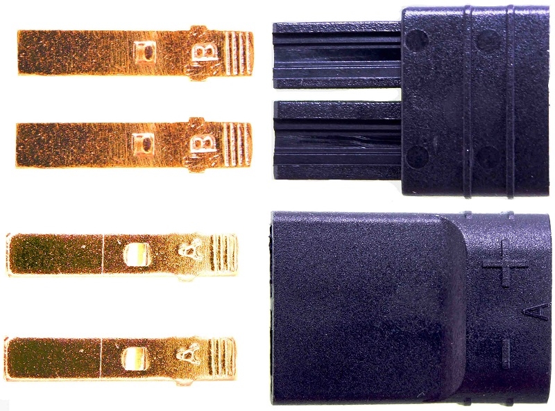 Traxxas stekkerset Male+Female Gold nr. 84015