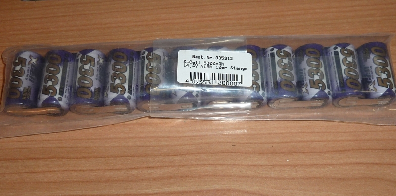 X-Cell 14,4V / 5300mAh Staaf 12cellen NIMH , 935312