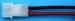 AMP stekker MALE pen m- Silicone 1,5mm2 15cm nr. 58410
