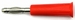 Bananenstekker Male 4mm ROOD 71620
