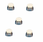 Graupner 351 deklamp Nikkel 12mm met lamp 5 stuks