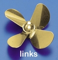 Rivabo Krick Ms-Propeller LINKS 4-Bl. 65mm, M4 nr. 544-065 Envelop