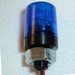 Pistenking Zwaailamp BLAUW Recht, schroefbaar 4-12V , 1:16 Envelop