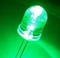 LED 10mm Hyper Bright GROEN max 80000 mcd  3,2-3,6V