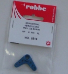 Robbe Alu-Servohebel 1-Arm 28mm M0,3 blauw 1-8516 Envelop