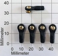 Robbe 5204 Kogelgewricht 19mm kogel+voet 4,8mm M2/2mm 5 Stk