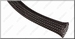 Vlechtkous Braided Sleeving 15mm Zwart 1 meter 61117