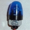 Pistenking Zwaailamp BLAUW Rond, schroefbaar 4-12V , 1:16 Envelop
