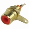 RCA Tulp Chinch-Inbouw bus Rood, 1 Stuks 71502