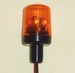 Pistenking Zwaailamp Orange Recht, Pilaar 4-12V , 1:12