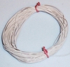 PVC Litze 1-aderig zeer dun-soepel 0,055mm2  Wit 10M 51425