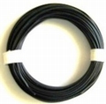 PVC Litze 1-aderig dun-soepel 0,14mm2  ZWART 10M nr.51411