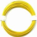 PVC Litze 1-aderig dun-soepel 0,14mm2 GEEL 10M nr.51413 Envelop