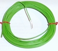 Draad massief 1 aderig 0,5mm  GROEN 10 meter rol 50514