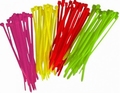 Kabelbinder Tie-wrap GEEL 98x2,5mm zakje a' 20stuks