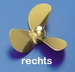 Rivabo Krick Ms-Propeller Rechts 3-Bl. 130mm, M5 nr. 535-131 Pakket