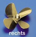 Rivabo Krick Ms-Propeller Rechts 4-Bl. 70mm, M5 nr. 545-71 Envelop