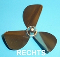 Rivabo TUNNEL-Propeller Rechts 3-Bl. 40mm, M4 nr. 534-41T Envelop